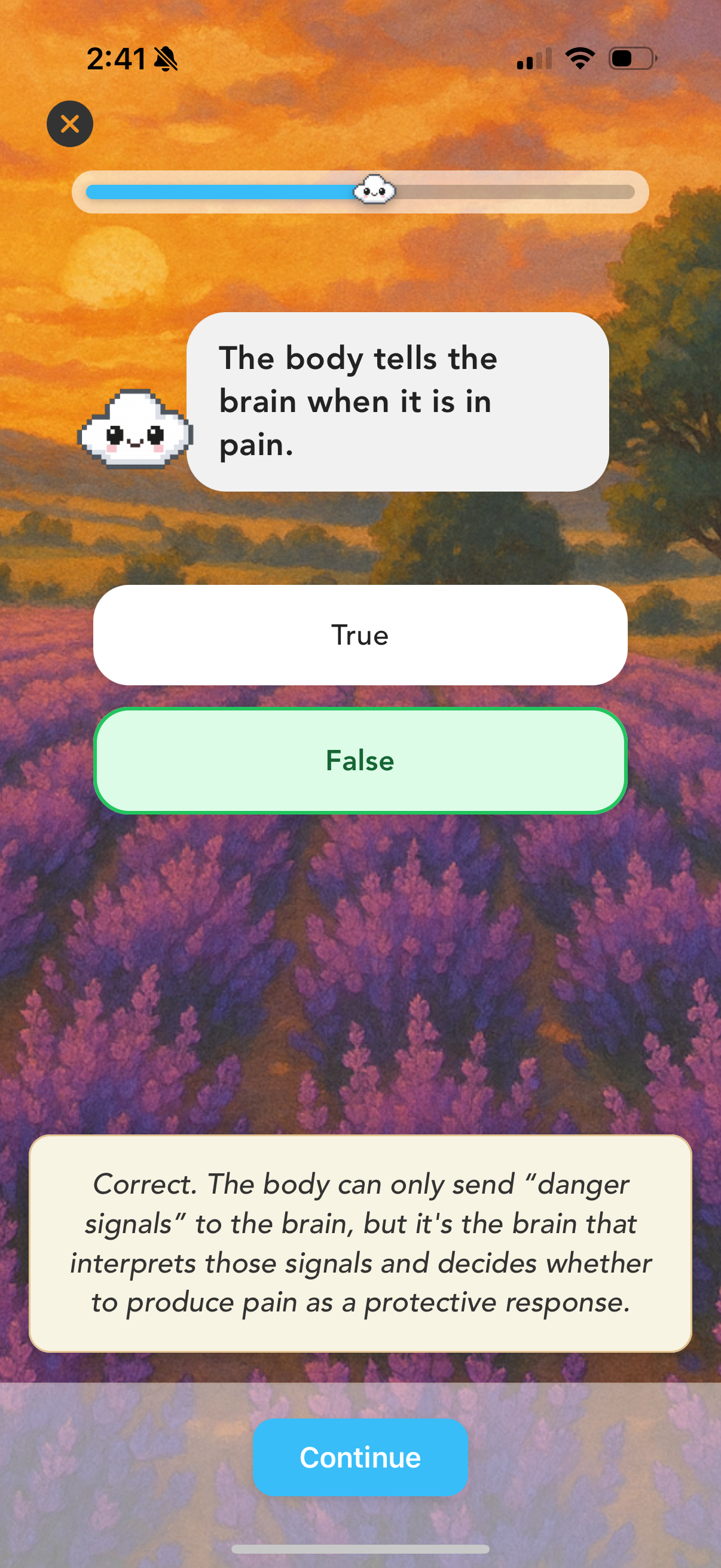 Pep App Screenshot